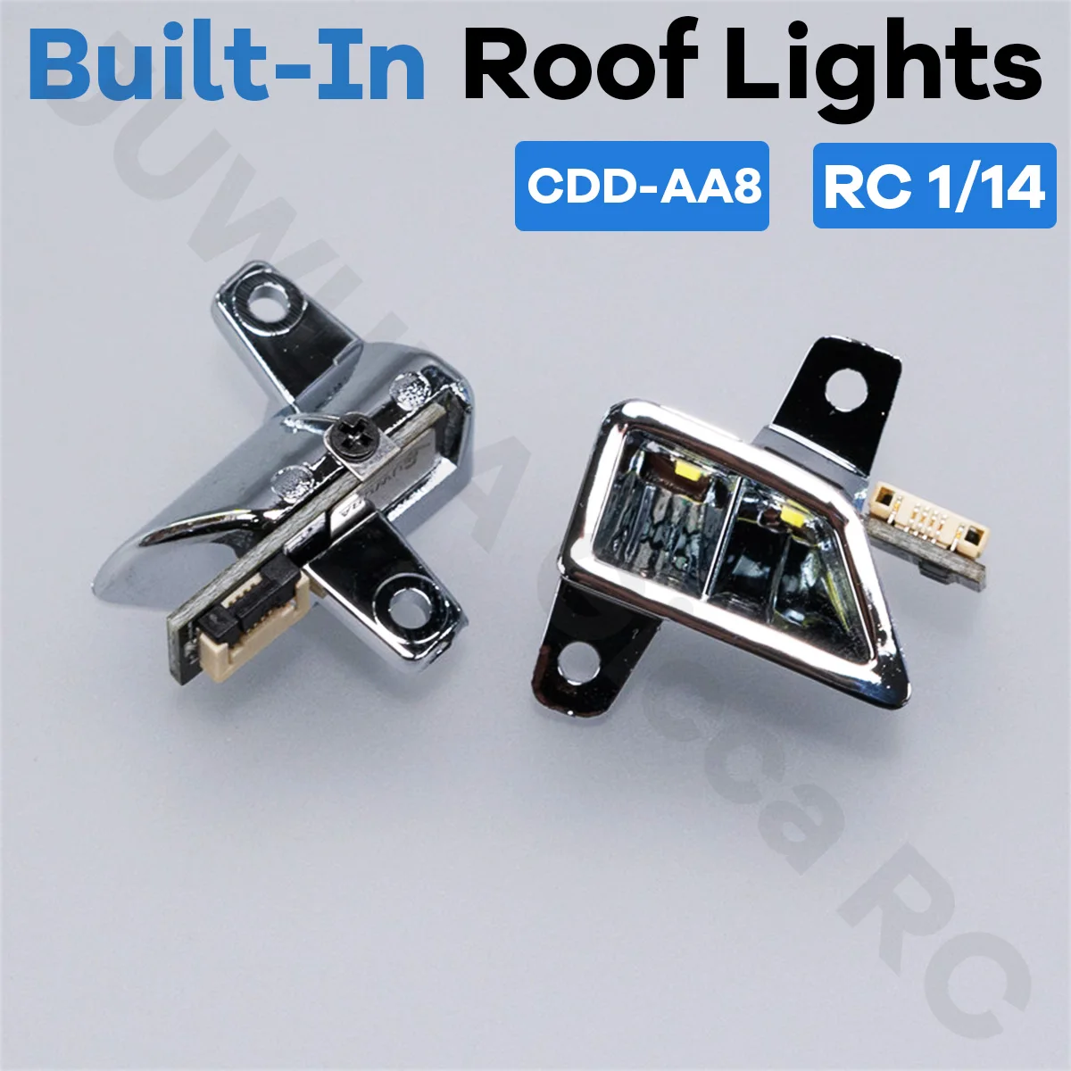 770S Built-In Roof Lights 1 Pair CDD-AA8 For 1/14 Tamiyaa RC Dump Truck Tractor 56368/56371 Scaniaa JUWUBA Toy Model Parts