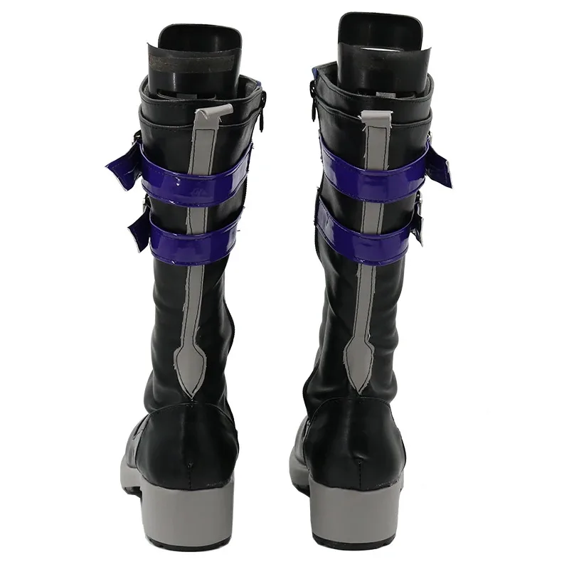 

Аниме Hololive Vtuber NIJISANJI NOCTYX Uki Violeta Сапоги для косплея Обувь Хэллоуин Aksesori Dibuat Sesuai Pesanan4;v'5,f;6.j;8'