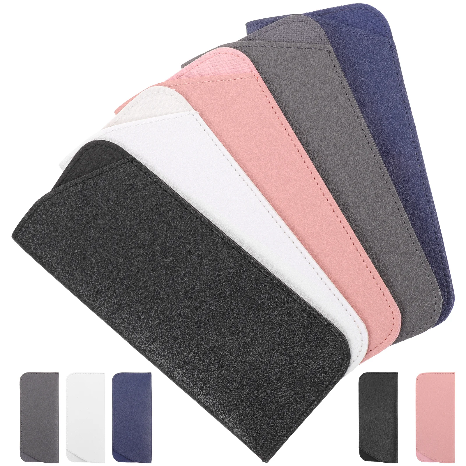 

10Pcs Sunglasses Case Soft Glasses Pouch Portable Eyeglass Bag Lightweight Protective Storage Sleeve for Travel Outdoors