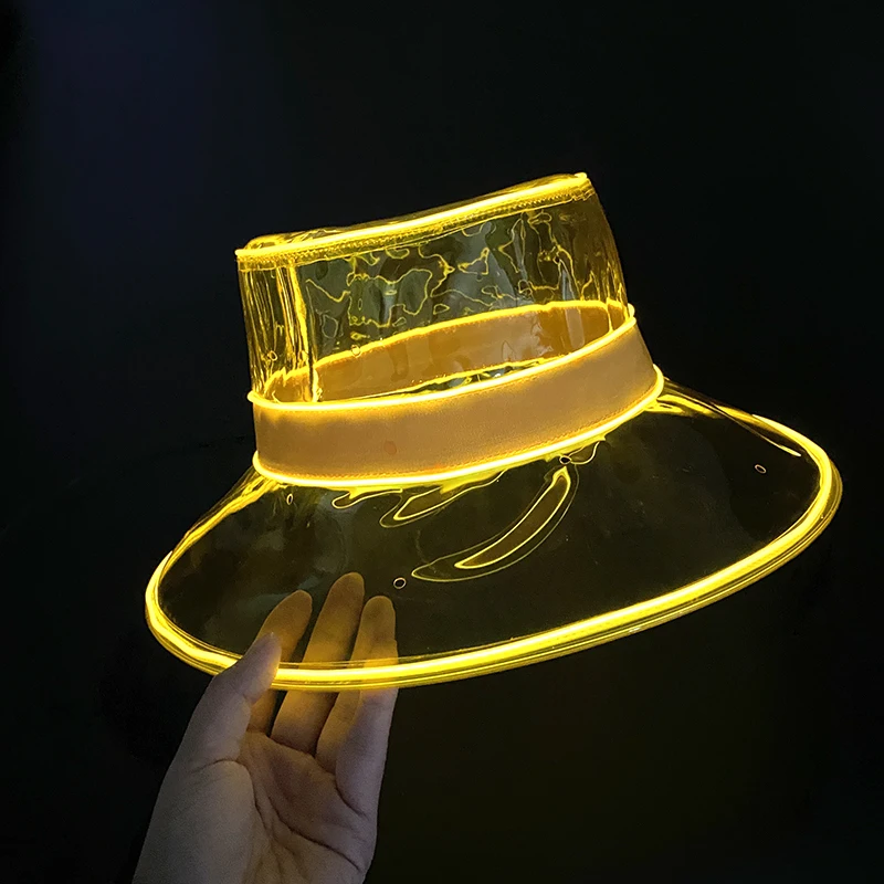 New Style Fisherman Hat Fashion Summer Outdoor Decor Luminous Cap Glowing In The  Dark Night