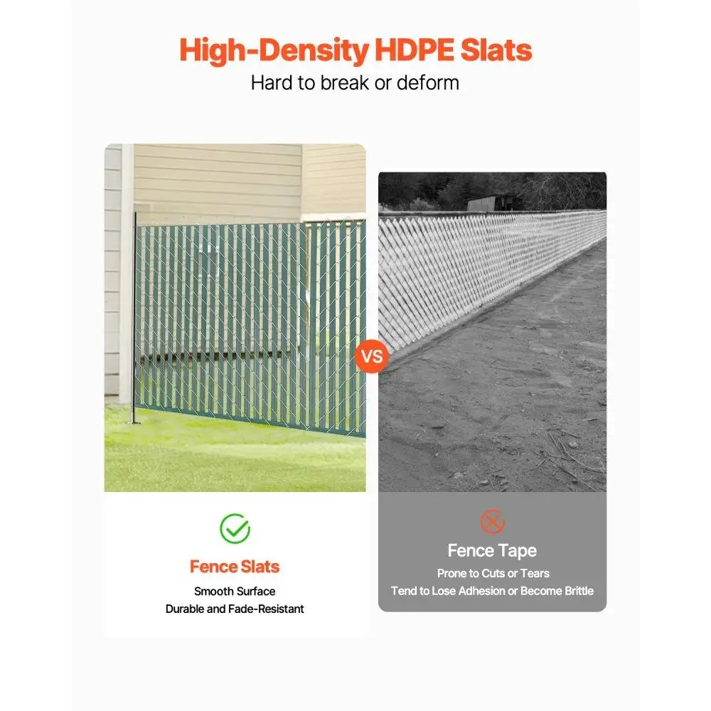 شرائح خصوصية لسياج ربط السلسلة، جدار مزدوج، قفل عالي من الأسفل بطول 4 أقدام باللون الأخضر #2