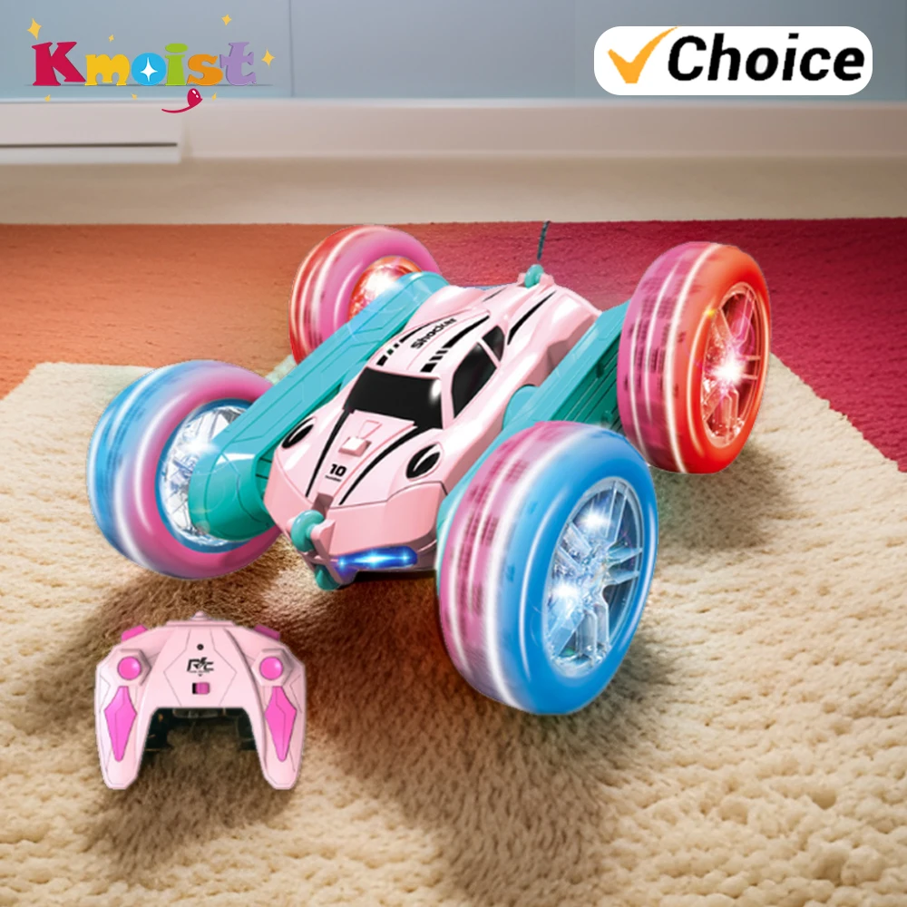 

Rc Drift Car Tumbling Double Side Remote Control Toys Twist Swing Arm 360 Degree Rotation Colourful Stunt High Speed Vehicle Toy