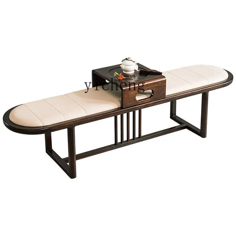 DD  Bedside Bedroom Bed Solid Wood Sofa Stool Long Bedside Stool Footstool Shoe Changing Stool