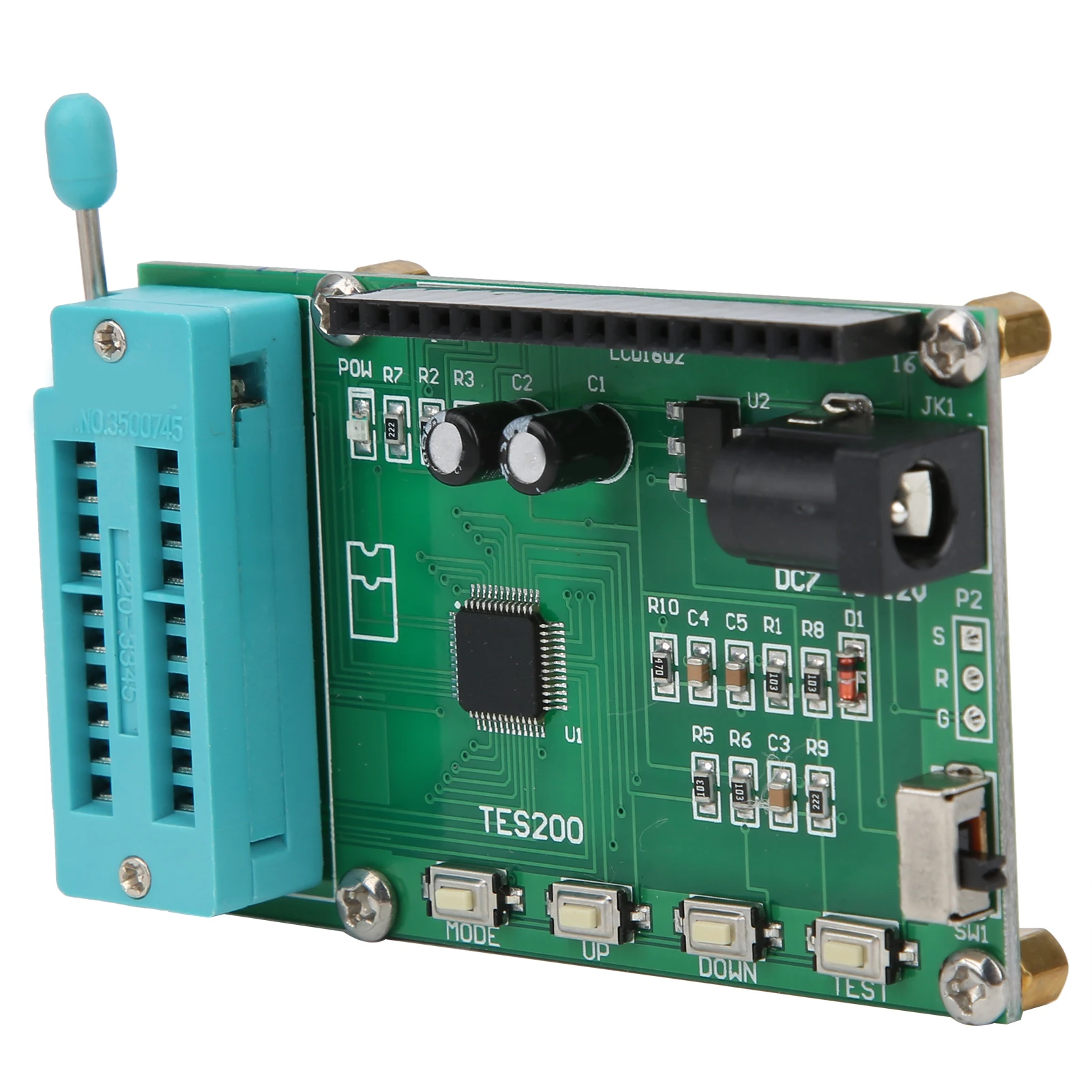 IC 테스터 디지털 미터 74 40 45 시리즈 IC 로직 게이트 전자 부품 DC7-12V IC 테스터 디지털 미터 전자 부품