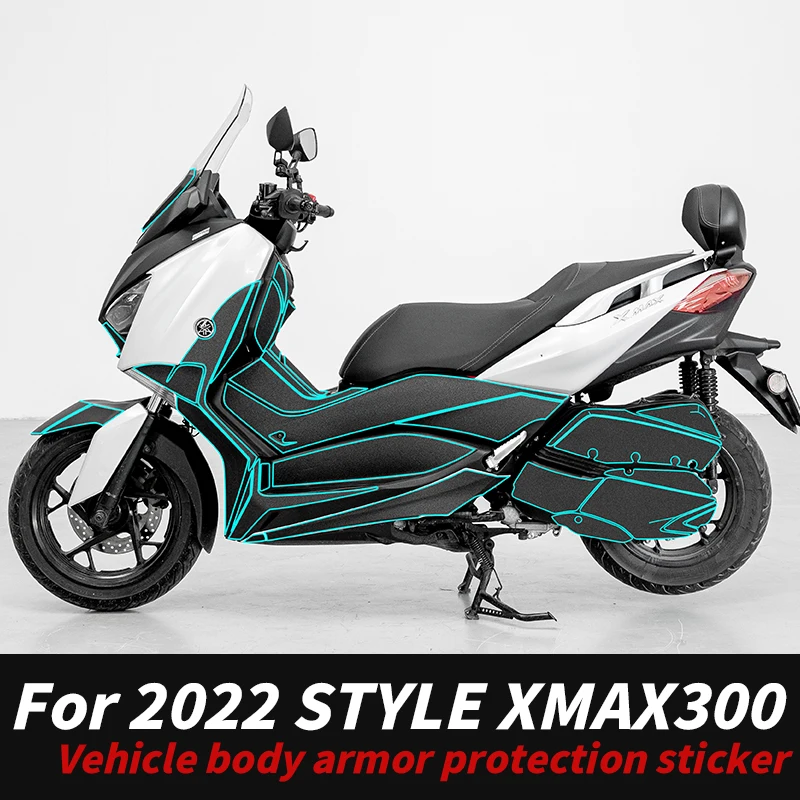 

Used For YAMAHA XMAX300 2022 Motorcycle Premium Adhesive Shield Guard Decal Body Plastic Panels Bike Parts