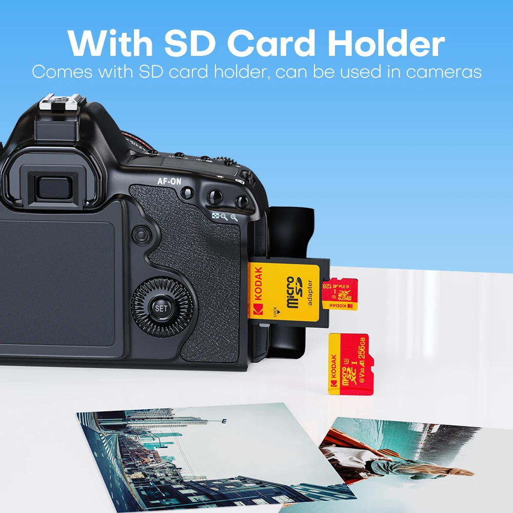 Original KODAK Micro Sd Card 128GB 256GB 512G U3 High Speed Microsd Memory Card 4K Video TF card for DJI Pocket Cams Drones PC image 6
