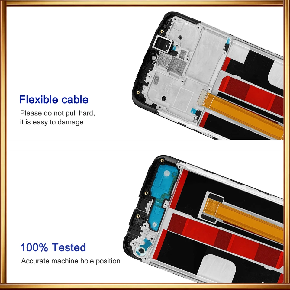 6.5" Original para OPPO A9 (2020) Pantalla LCD Pantalla táctil Digitalizador CPH1937 CPH1939 CPH1941 A11X Pantalla LCD Piezas de reemplazo 5