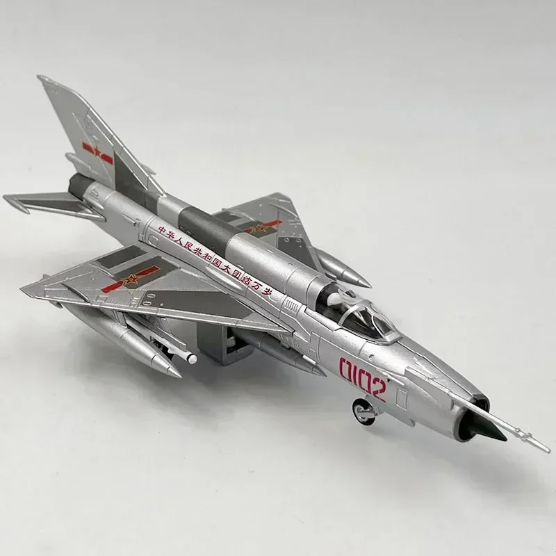 Diecast 1/72 Scale Soviet Union Russia Airforce MIG21 MIG-21 China ver J 7 Fighter Air Force  Aircraft Plane Model Alloy Toys