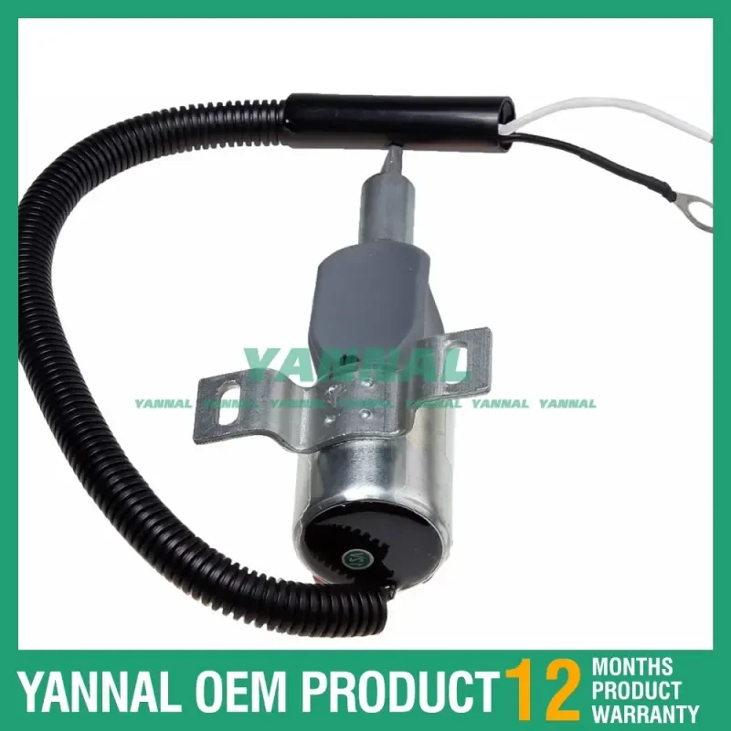 Long Time Aftersale Service 1700-4061 17004061 Fuel Stop Solenoid 1753ES 12V For Takeuchi. TL140