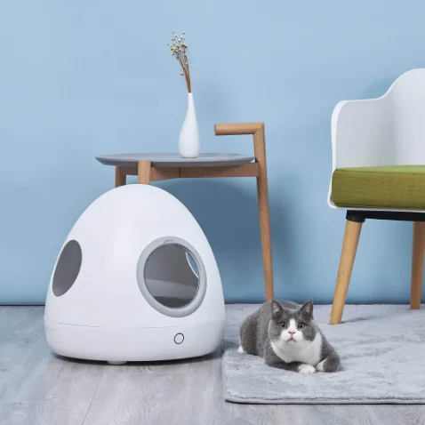 

Moestar Spaceship Large Enclosed Automatic Cat Litter Toilet Intelligent Temperature Cooling And Heating Control Pet Bed House