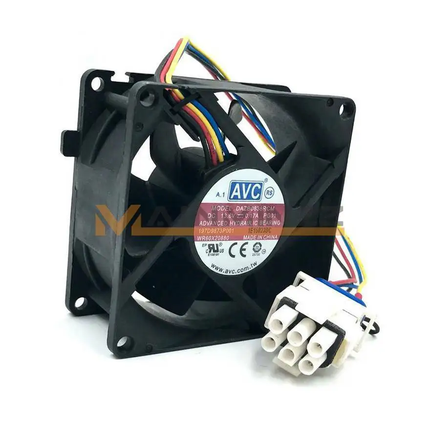 

1PC AVC DAZB0838RCM-PG01 13.6V 0.17A 4-wire fan