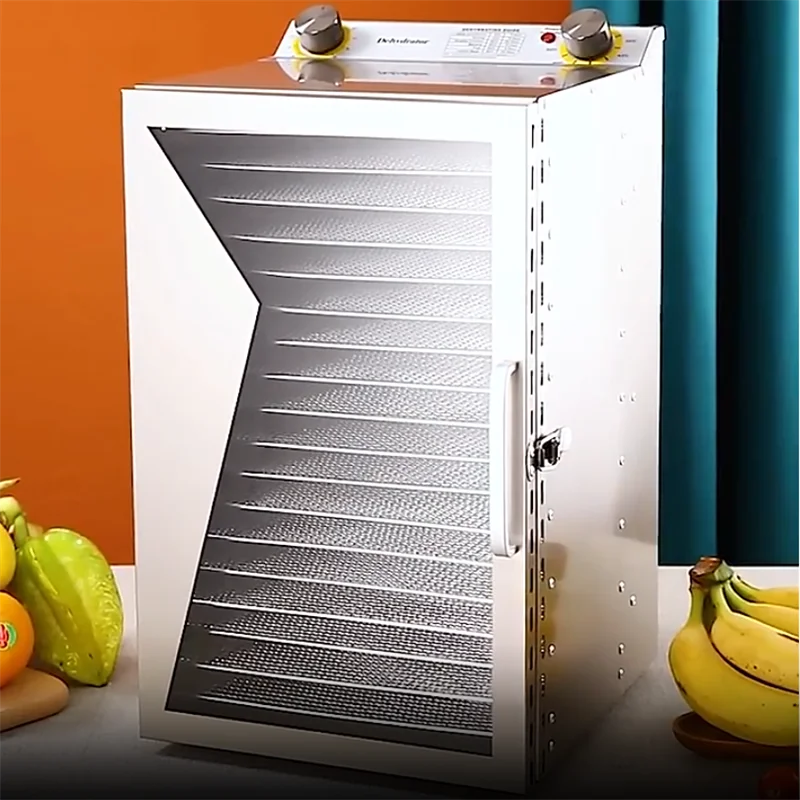 18-Tier Food Dehydrator Commercial & Home Use Adjustable Energy-Efficient Drying for Fruits/Meat/Herbs Foodstuff Dryer