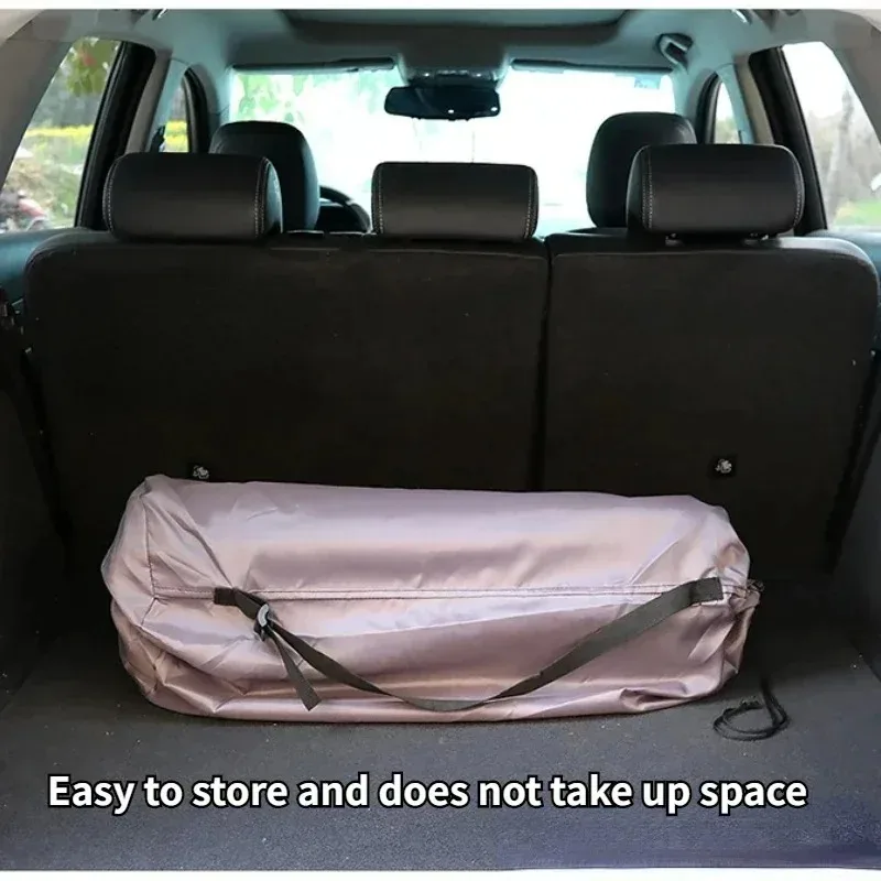 New For SUV Trunk Travel Air Cushion Inflatable Air Mattress Outdoor Camping Inflatable Special Suede Fabric Car Travel Bed