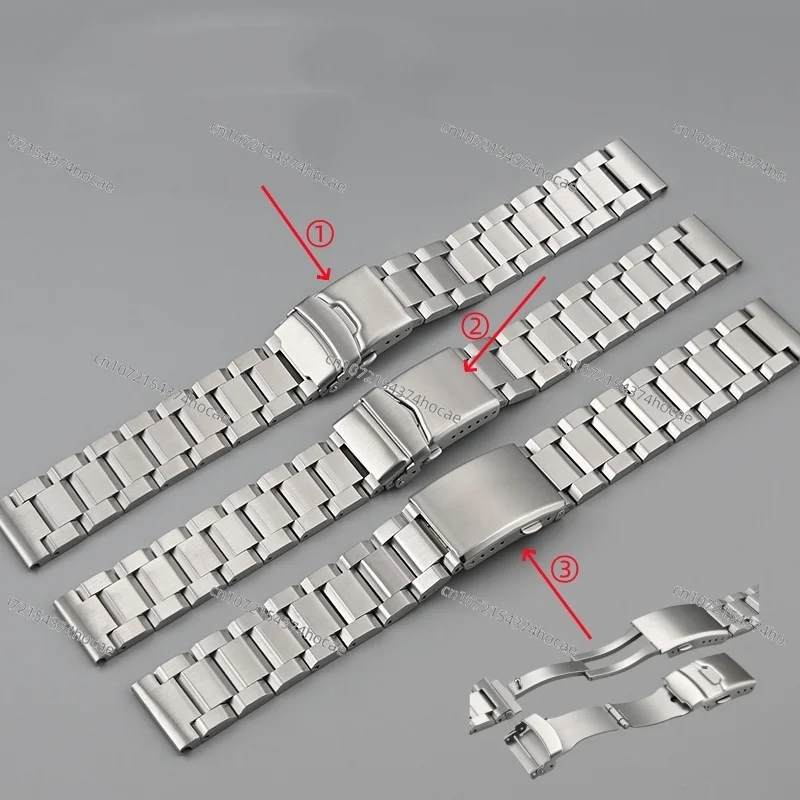 

007 Подводная лодка заменяет универсальный ремешок 20 мм 22 мм с ремешком из твердой нержавеющей стали