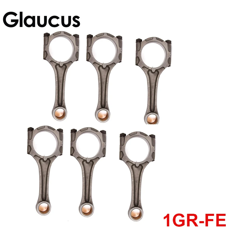  6pcs 1GR 1GRFE engine connecting rod for Toyota LAND CRUISER /HILUX/TUNDRA PICKUP/HILUX III 4.0L 3956CC 2002-2007 13201-39126