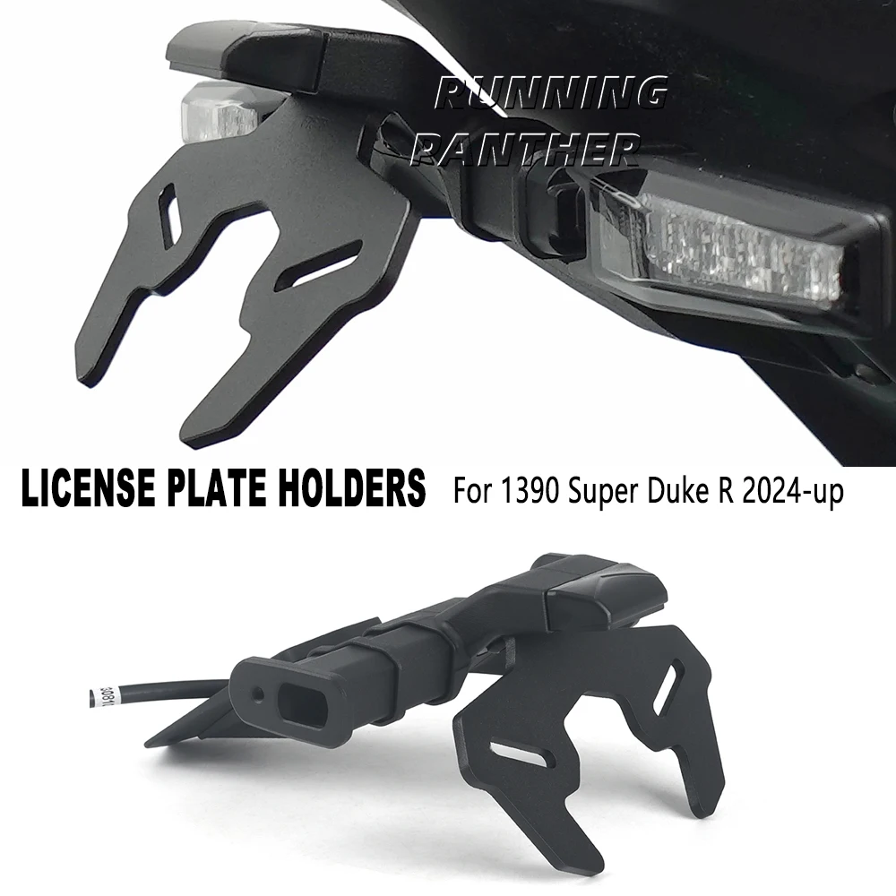 Motorcycle Rear Short Tail Stock License Plate Holder Tailstock Frame Bracket Kit For 1390 Super Duke R 2024-UP