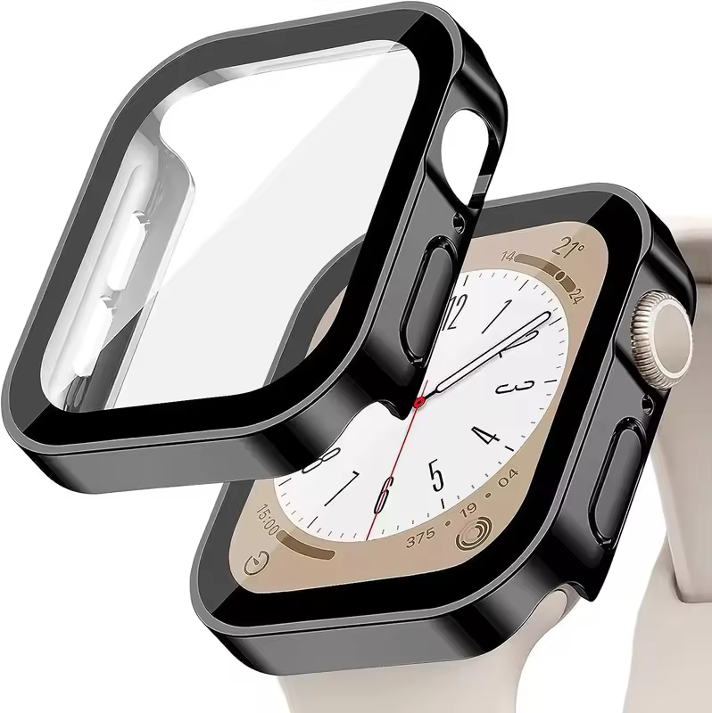 Tempered Glass+Cover For Apple Watch 11 10 9 8 7 46mm 42mm PC Bumper Screen Protector Case iWatch Series 7 6 5 4 SE3 44 40 45mm - Image 25