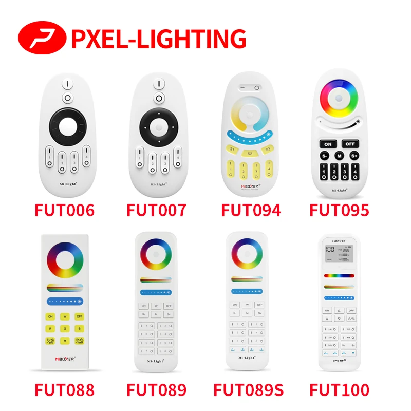 

Milight Miboxer Remote 2.4G LED Controller Button/Touch RF Wireless FUT094 FUT006 FUT007 FUT089 FUT089S FUT096 FUT092 FUT095