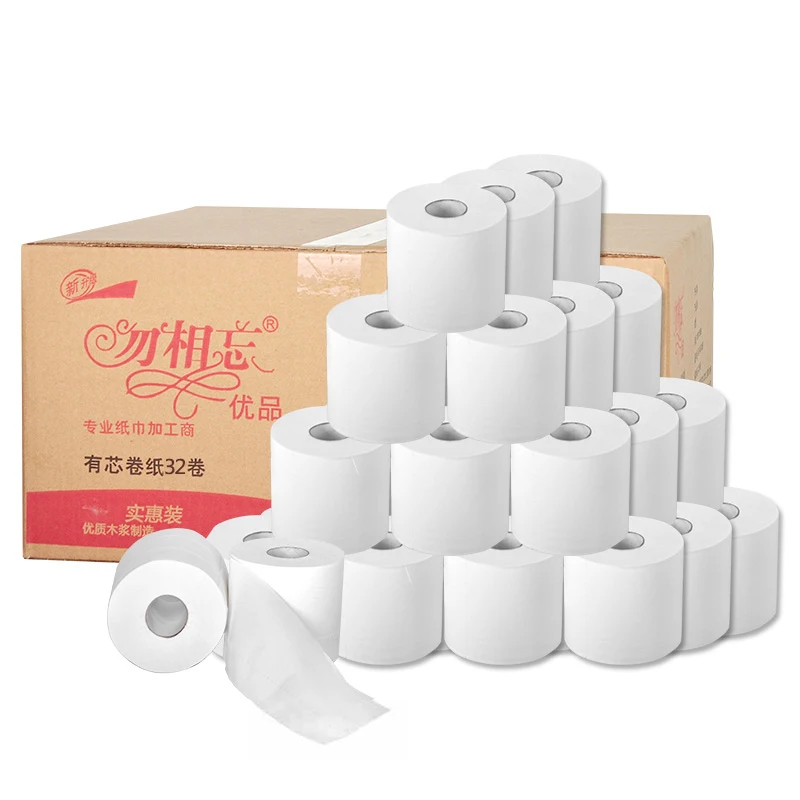 

Core-Valued Toilet Paper Bulk Pa Household Large Roll Tissue Paper Boxed able Batoom Napkins Wood Pulp Material