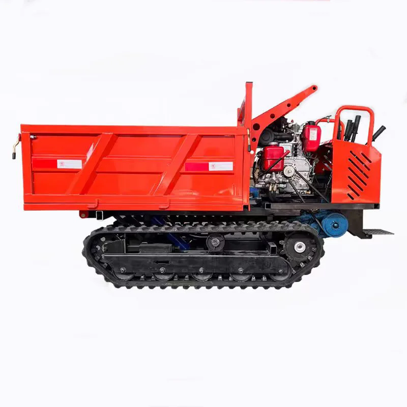 Hydraulic Tipping System Crawler Transporter For Steep Hill Slope Climb To Reduce Manual Back Labor Professional Manufacturer