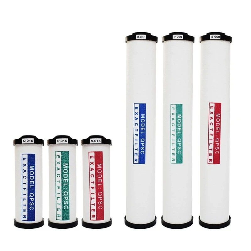 QPS 015 024 035 060 090 120 150 Air Compressor Replacement Filter Accessories Compressed Air Precision Filter Dryer Q015 P024