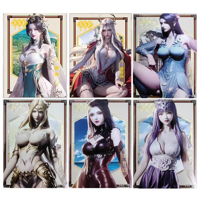 

Anime Goddess Story Pretty girl fantasy TWO SSP series Lady Sun Morgana Soul Land collection card Christmas birthday gift