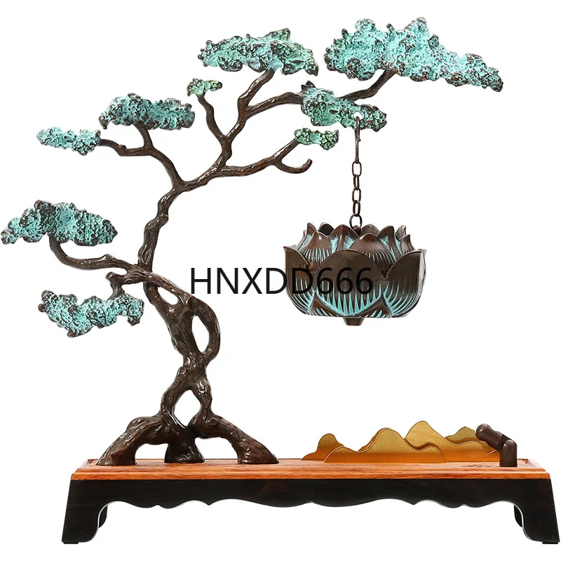 

Hanging incense burner pure brass welcome pine creative ornament