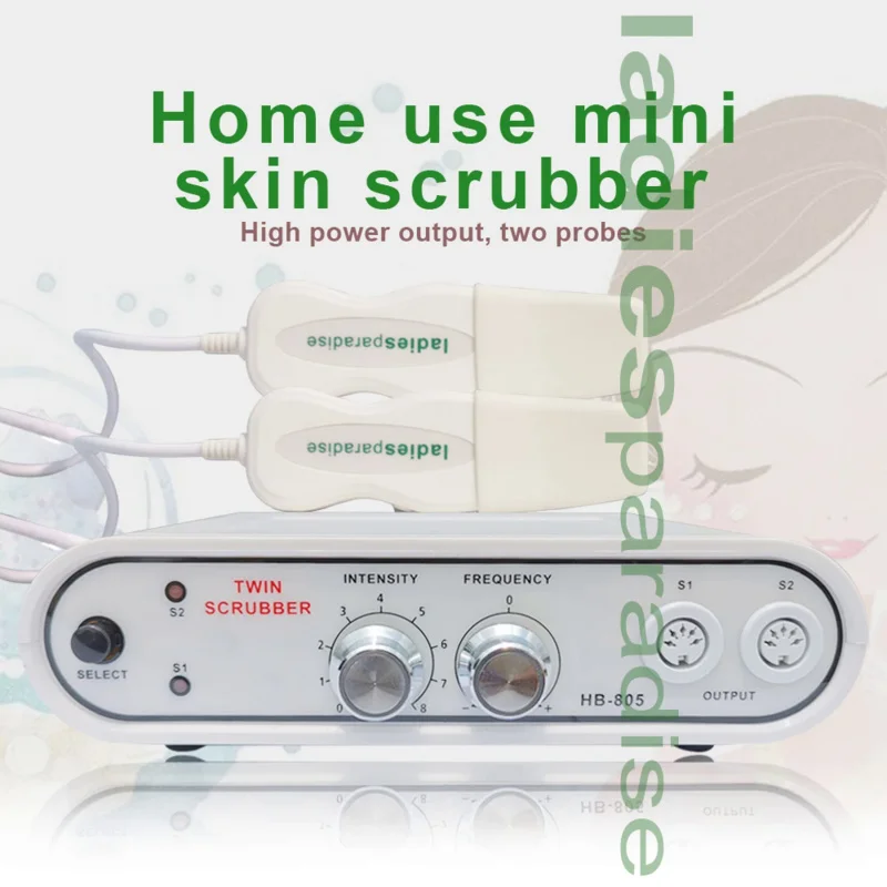 Poderoso Ultrasonic Skin Scrubber, Ion Deep Face Cleansing Massager, Pá de Peeling Limpador de Poros Faciais, Elevador Máquina Do Salão