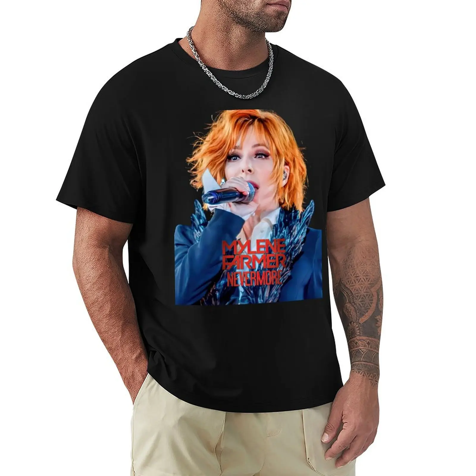 

Nevermore_Tour-Paris-_2024_Mylene_Farmer T-Shirt shirts graphic tee T-shirts man mens funny t shirts