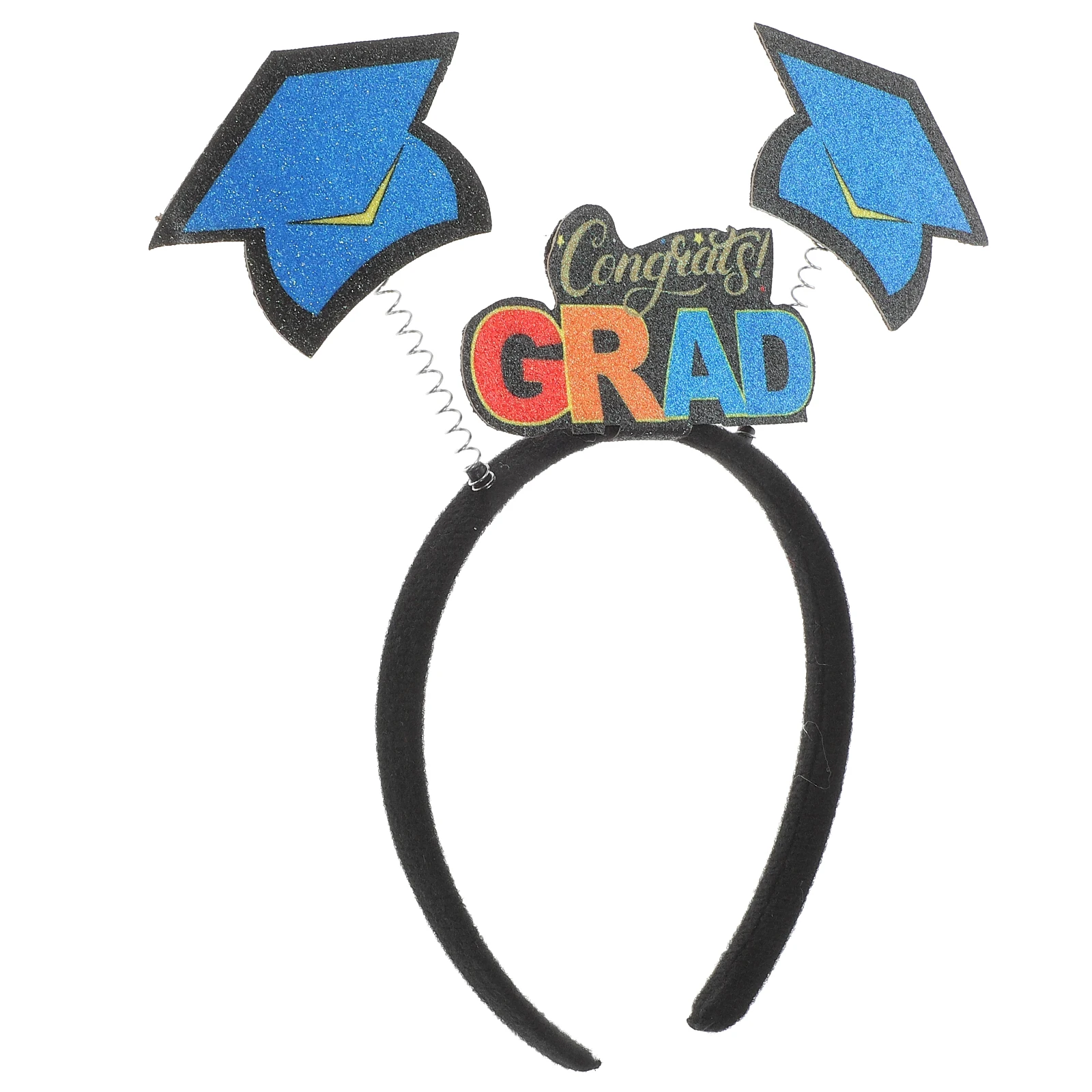 

Graduation Cap Headband Elegant Fabric Hair nament for Party Accessories Prom Graduation Wedding Masquerade Cosplay Photo Props