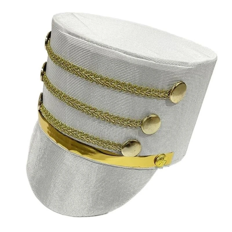 

652F Nutcrackers Soldier Tall Hat Stage Performances Hat Warm Comfortable Hat for Christmas Parties and Festives Event