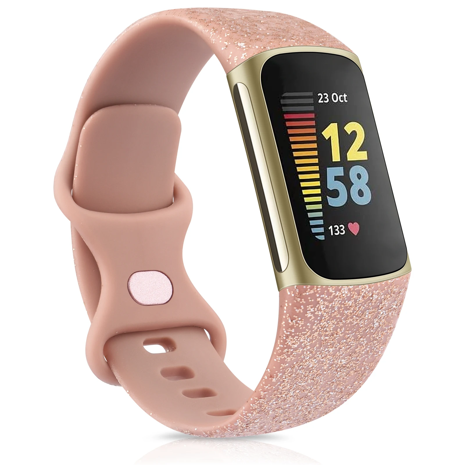 Pulseira para fitbit carga 5 relógio banda silicone pulseira de substituição pulseira para fitbit carga 5 smartwatch acessórios