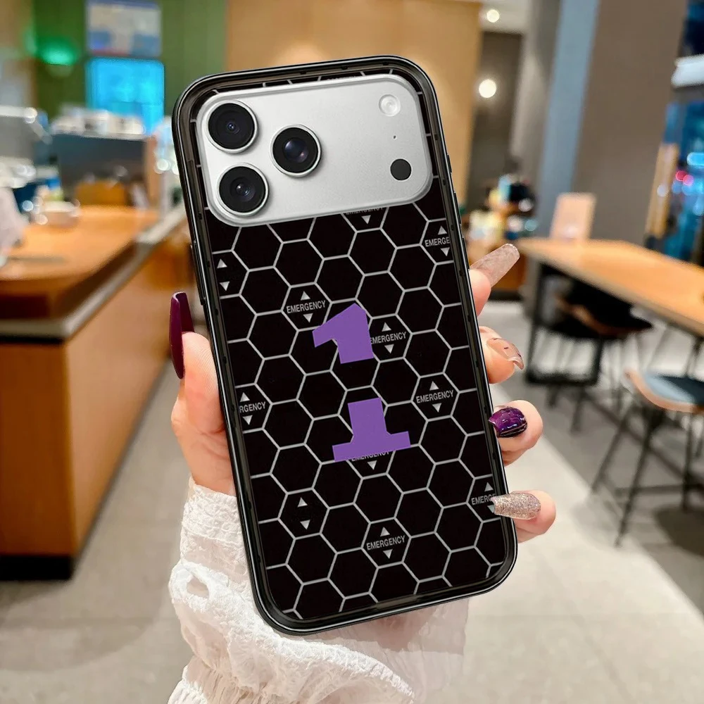 

Creative Digital Anime Grid Acrylic Border Magnetic Phone Cover for IPhone 13 14 15 16 17 Pro Max Case for IPhone Air