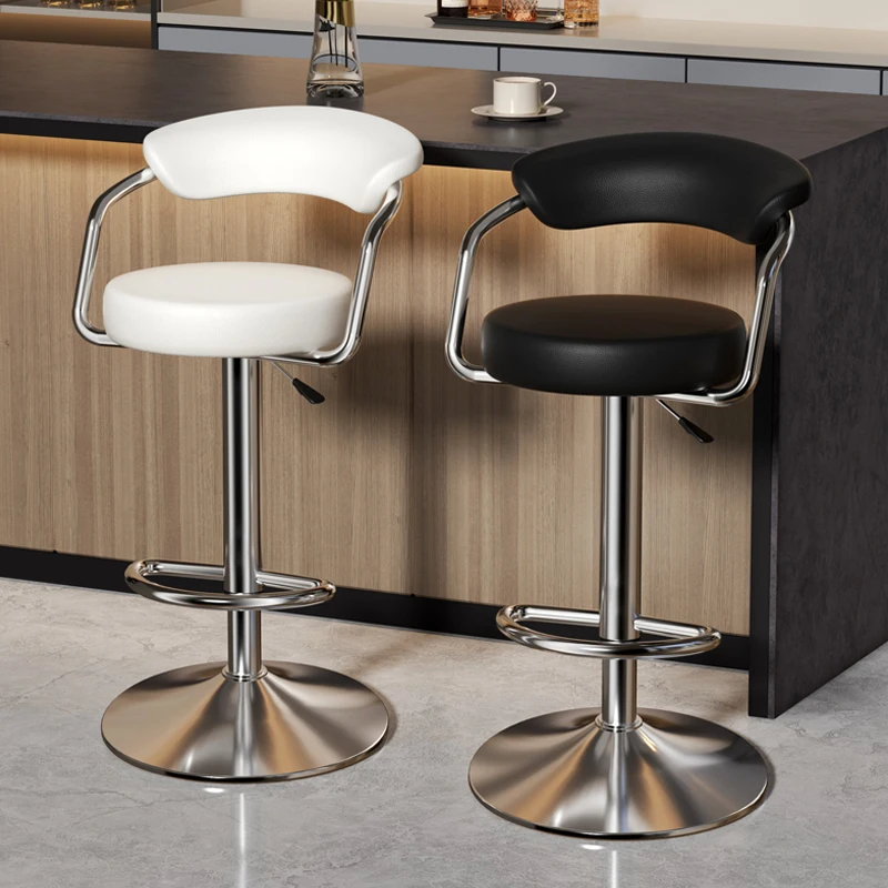 

Accent Swivel Barstools Adjustable Modern Counter Office Vanity Relaxing Barstools Aesthetic Comfortable Chaise Salon Furniture