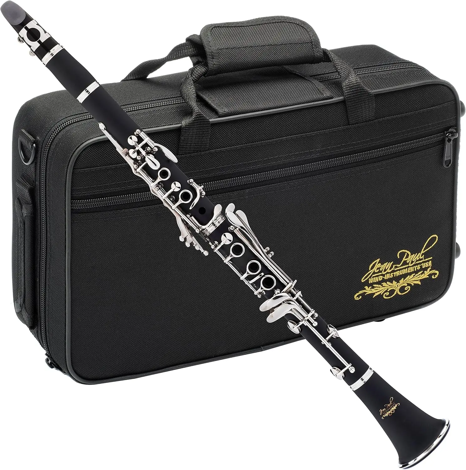 

Professional B Flat Student Clarinet with Adjustable Thumb Rest and Durable ABS Body
