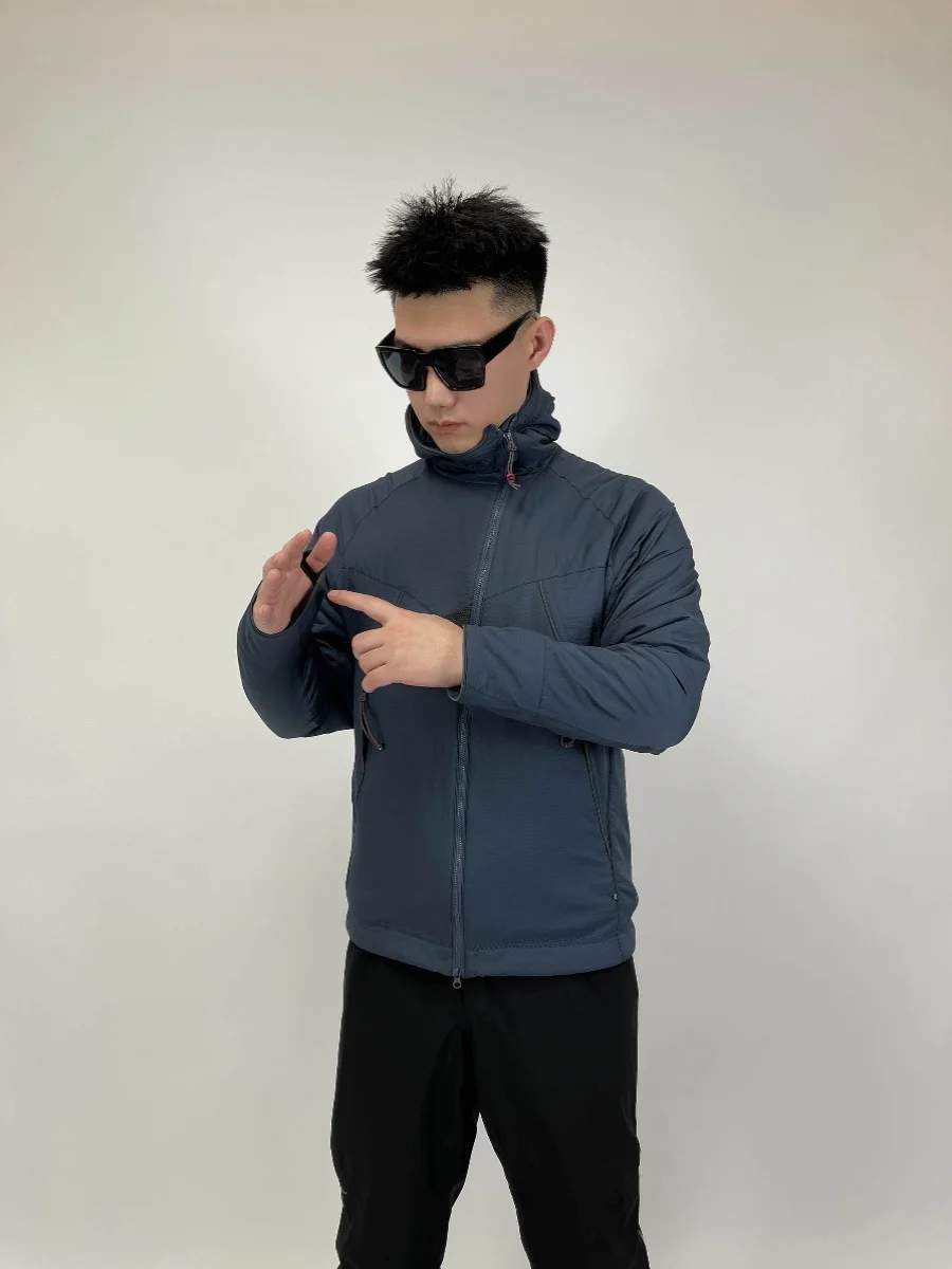 Outdoor Unisex Cotton Jacket P Cotton Hooded Warm Top Windproof New Autumn Winter Clothes Short Style Breathable for Couple