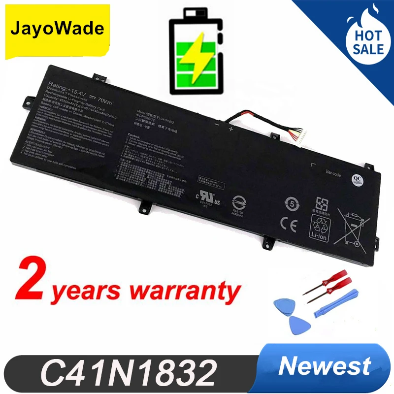 

New C41N1832 Laptop Battery for ASUS Pro P3540FA P3540FB PX574FB PX574F Series Notebook 15.4V 70WH Battery C41N1832 Batteries