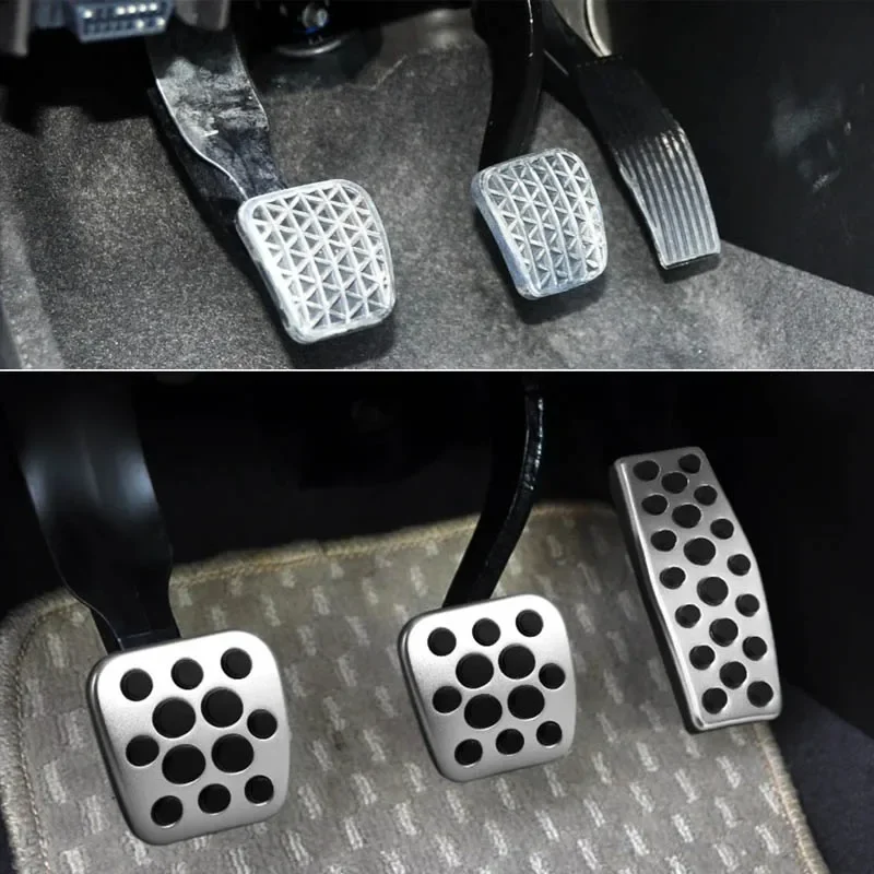 Car Foot Pedals Pad For Opel Astra J Accessories 2009~2015 Vauxhall Holden Non-slip Rubber Restfoot Stainless Protection Sticker
