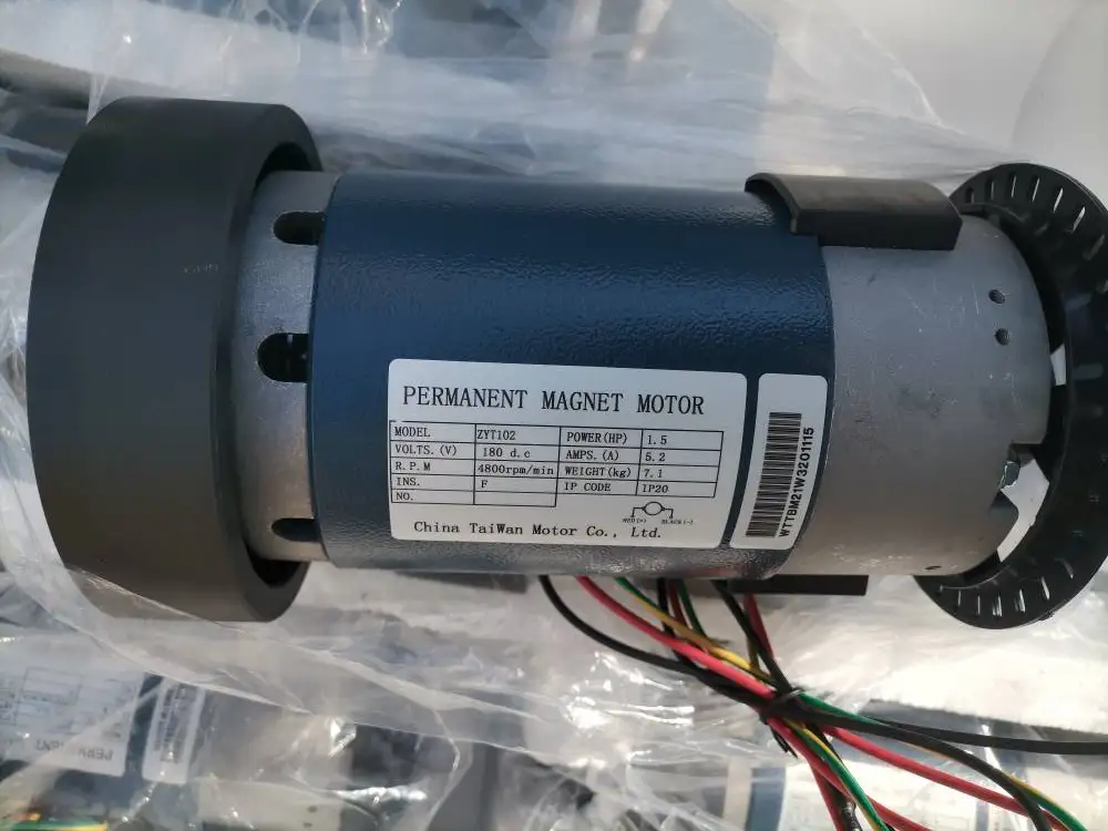 

Treadmill dc motor ZYT102 1.5HP 180VDC 5.2A 4800RPM 7.1KGS