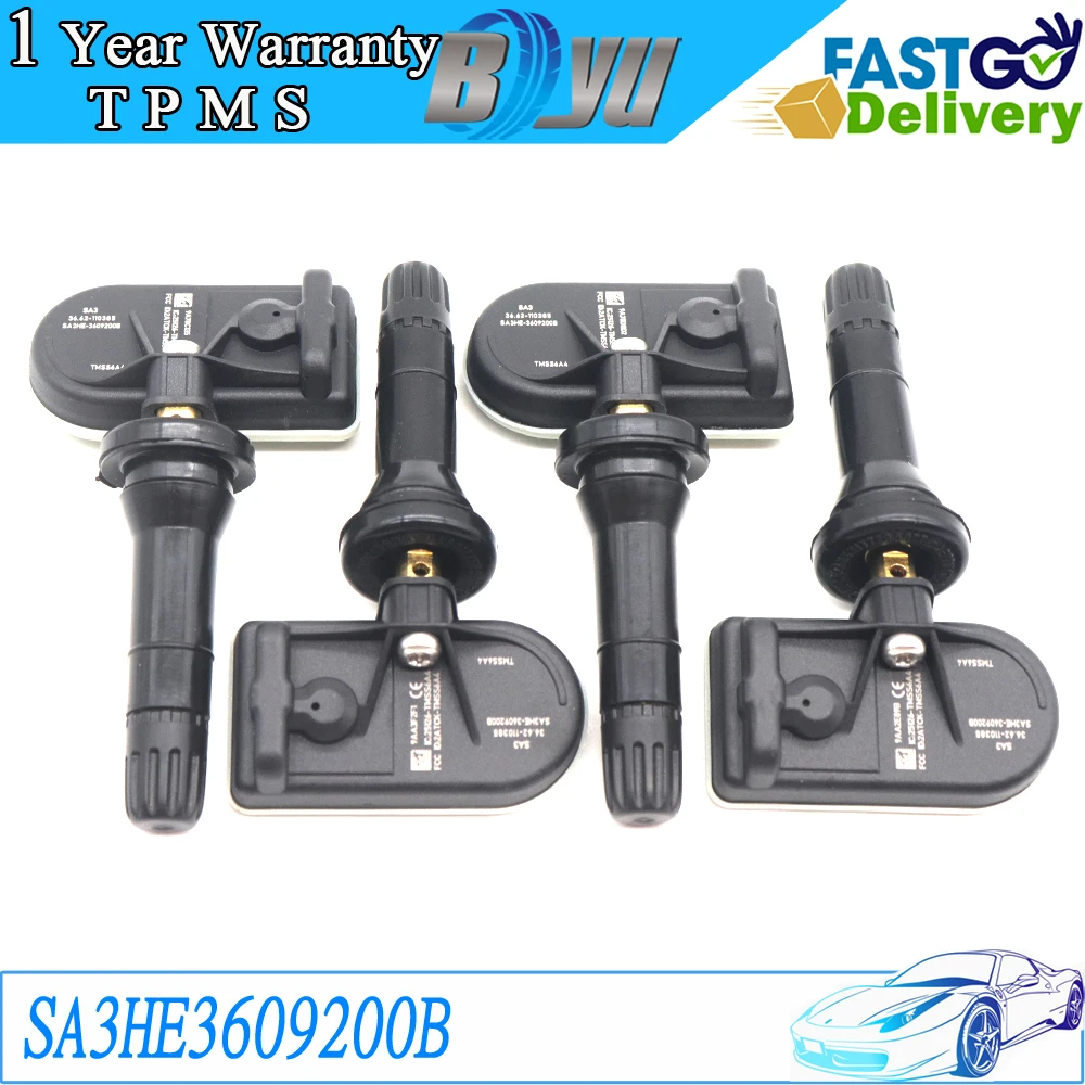 

SA3HE3609200B Car Tire Pressure Monitor TPMS Sensor For BYD Song Pro DM-i Yuan UP Yuan PLUS Tang DM-i E9 DENZA N7 N8 D9 433MHz