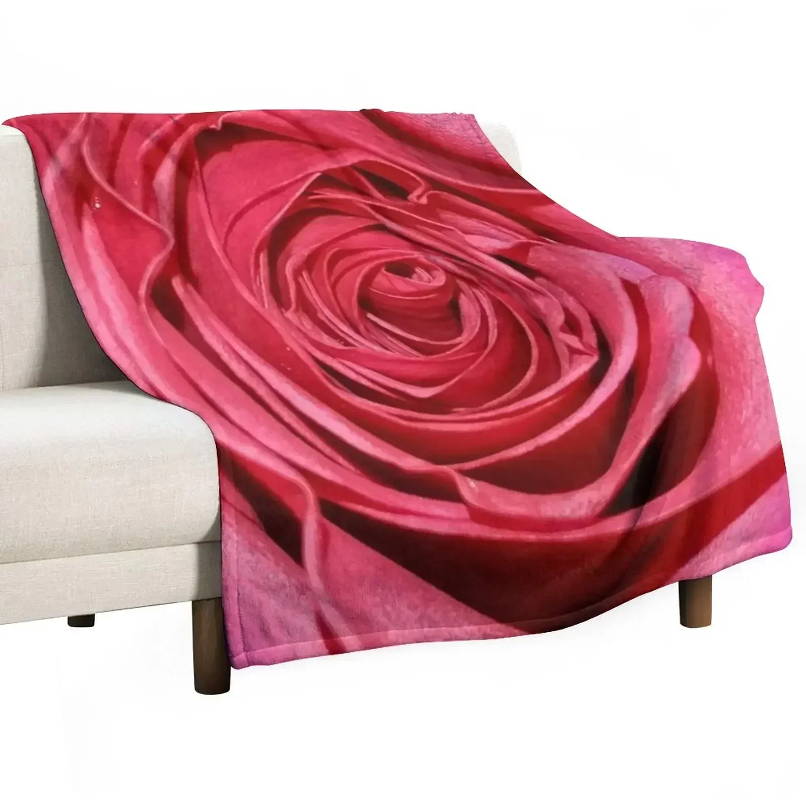 Red Rose DreamscapesbyTeresa Throw Blanket Soft Beds Beautifuls Picnic Blankets