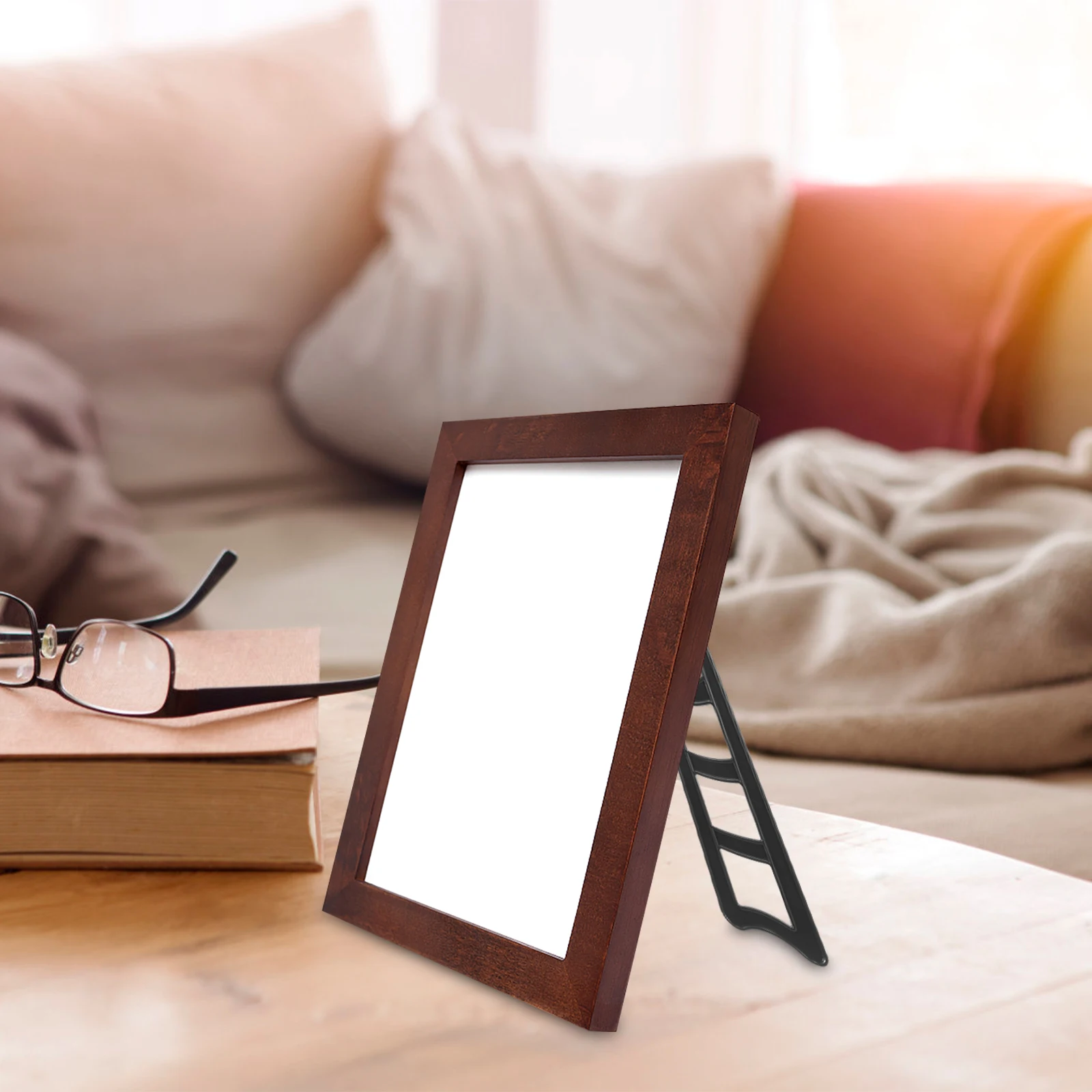 

DIY Photo Frame Stand Easel Picture Backs Black Plastic Stands for Display Easels