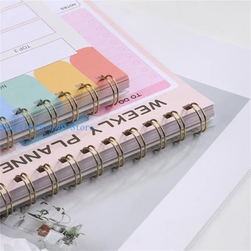 5ASD SPIRALS Блокноты 2025 Планировщик еженедельный планировщик еженедельный планировщик Daily Planner Planner