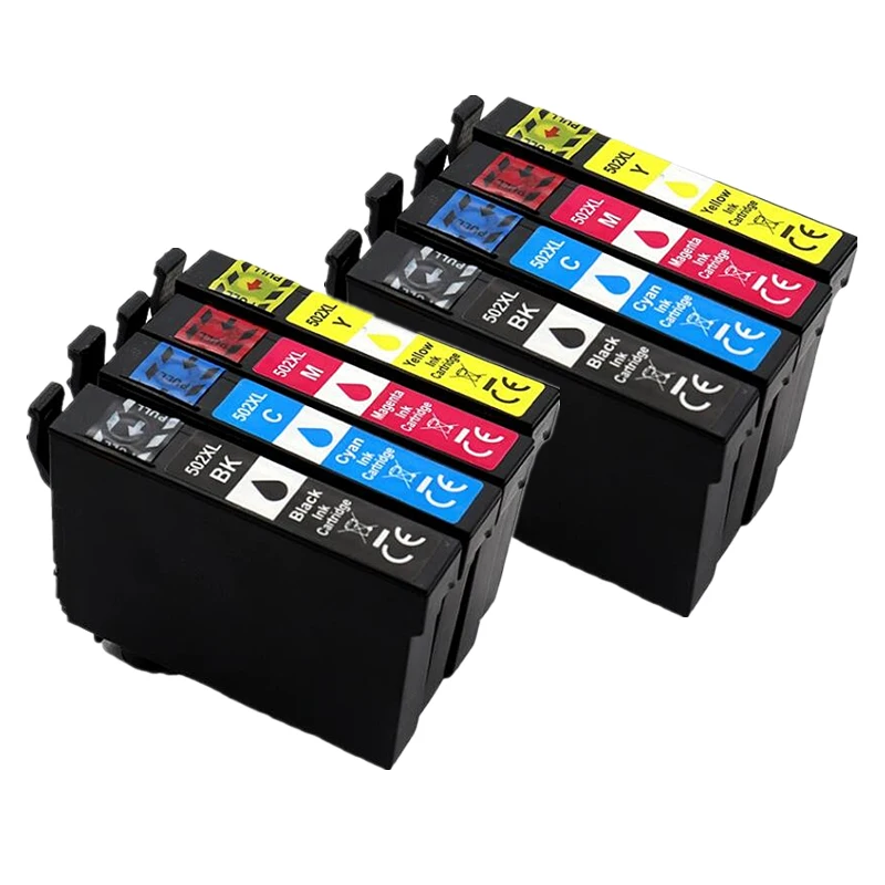 T502xl 502 502xl Volledige Inktcartridge Met Chip Compatibel Voor Epson Xp5100 Xp5105 Wf2860 Wf2865 Printers