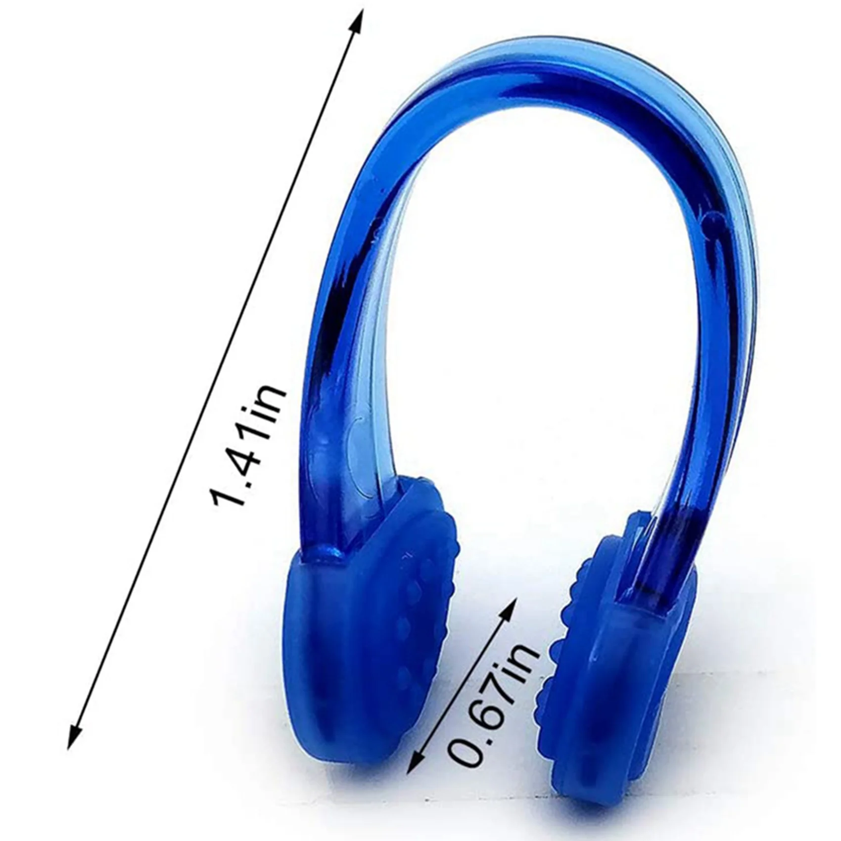 B93B-مشابك أنف للسباحة مقاومة للماء من السيليكون، سدادات أنف لحمام السباحة للبالغين، مجموعة من 8 قطع