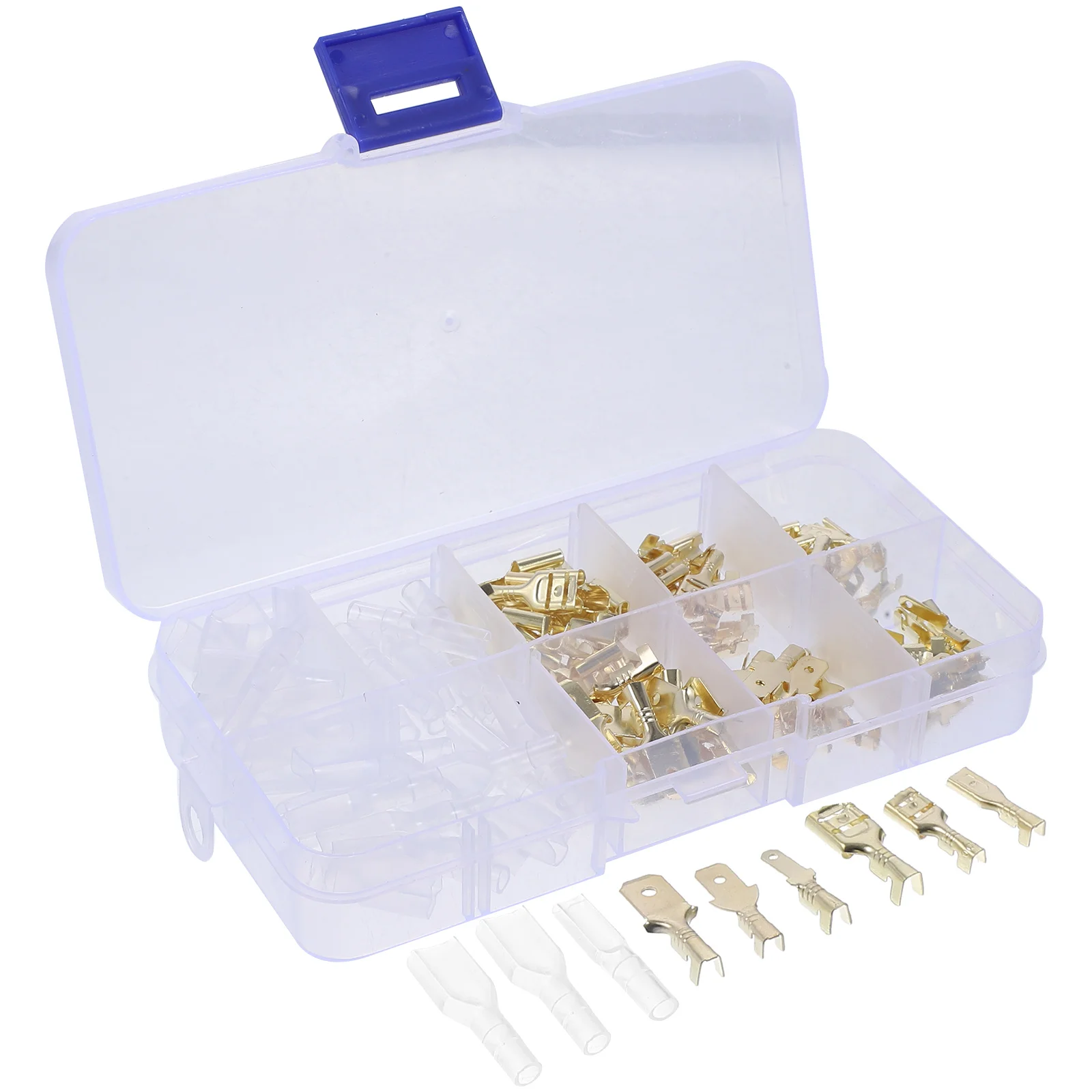 Speaker Connector Terminal Crimp Assortment Spade Male Female Wire Terminals Kit Electrical Insulated Connectors Car