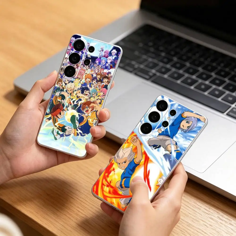 Badass Anime I-Inazuma Eleven-S  Transparent phone Case For Samsung S25,24,21,22,21,20,10,S9Ultra,Plus,Fe,Lite