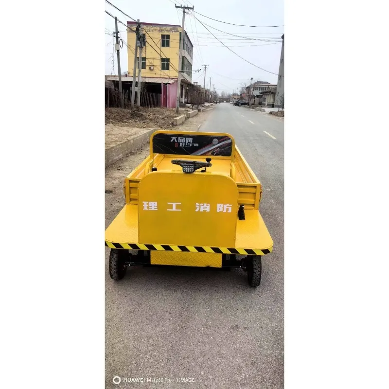 Electric flatbed four-wheel stall snack orchard