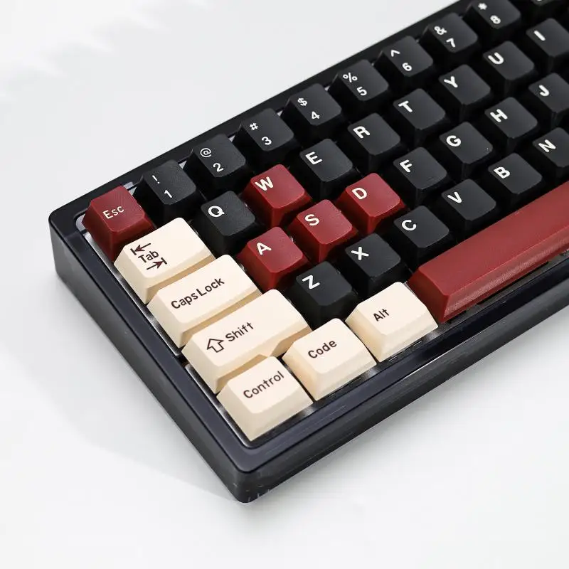 KBDiy Double Shot PBT Keycaps Rome Set 174 Klawisze Profil Cherry Custom Jade Przezroczyste Nakładki na Klawisze do Klawiatury Mechanicznej — zdjęcie produktu 7