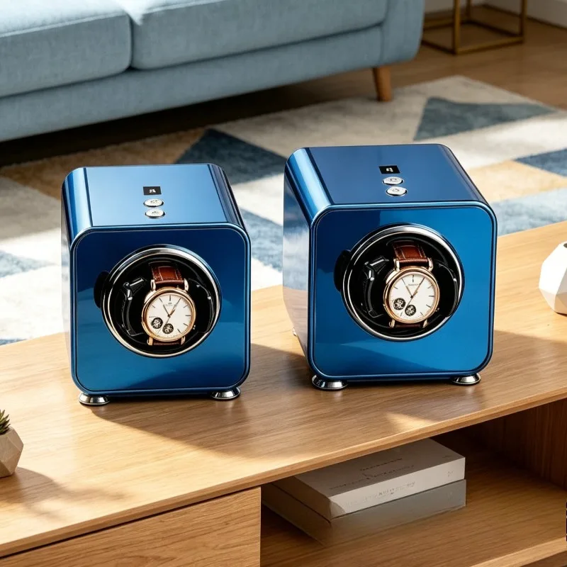 Automatic Watch Winder Single Slot Mechanical Watch Chain Box Men's Watches Rotating Winding Device Wrist Watches Storage Boxes